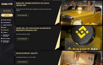 Promociones disponibles en el casino online 1xSlots.