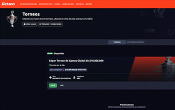 Torneos de casino de Betano para jugadores de Buenos Aires.