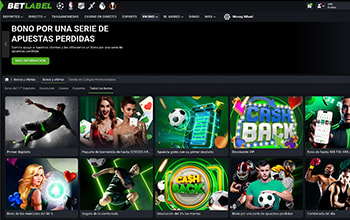 Bono de bienvenida disponible en BetLabel Argentina.