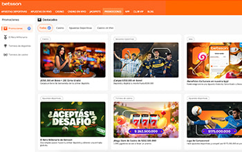 Promociones disponibles en Betsson para jugadores de Buenos Aires.