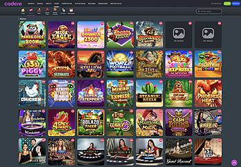 Juegos nuevos en el catálogo de Codere.
