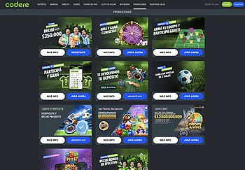 Promociones vigentes en el casino Codere.