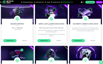 Promociones disponibles al depositar con AstroPay en GranaWin.