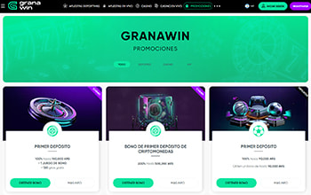 Promociones disponibles en el casino online Granawin.