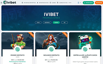 Promociones disponibles en el casino online Ivibet.