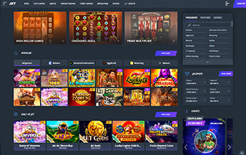 JET Casino paga inicio