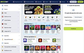 JugaBet página principal