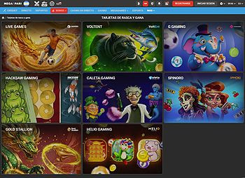 Tarjetas de rasca y gana disponibles en Megapari.