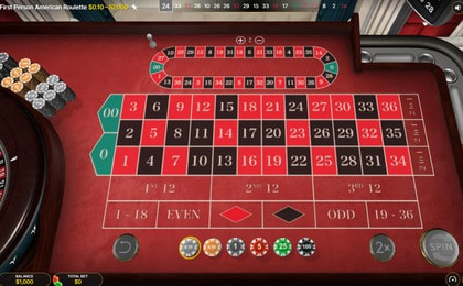 Sala de ruleta en vivo con crupier real en W88