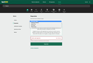 Betsson como depositar