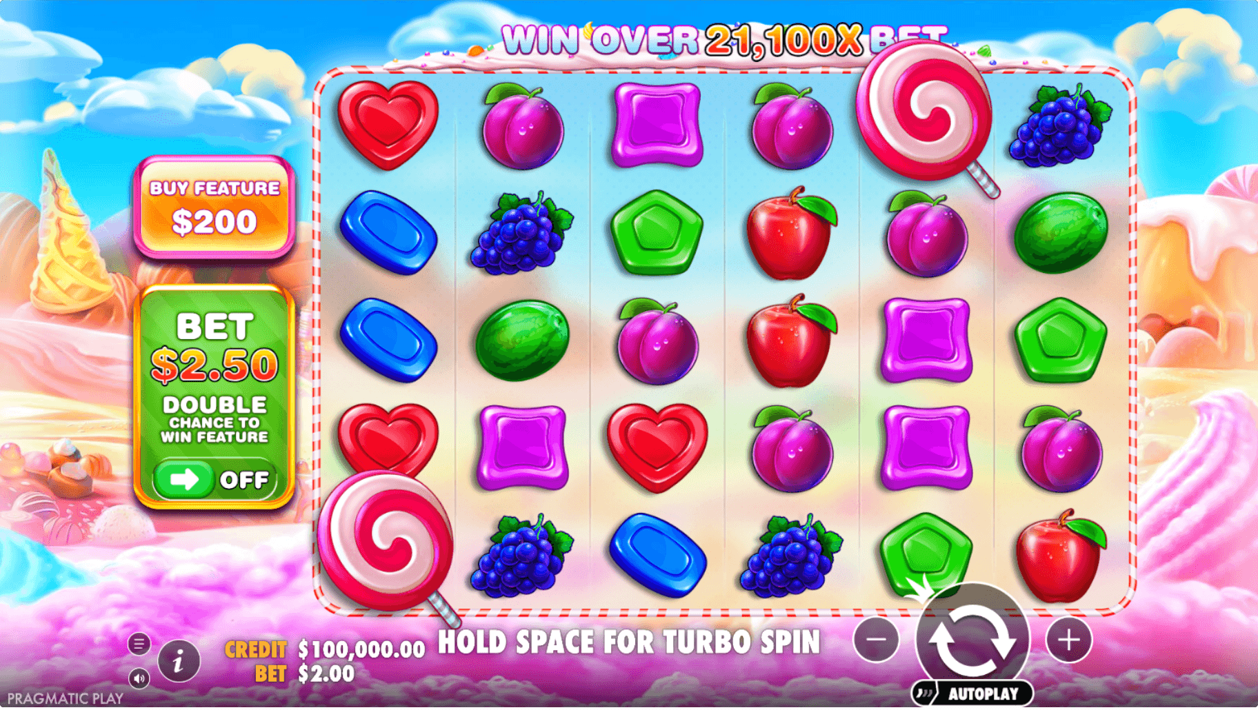 Ronda de tiradas gratis en Sweet Bonanza